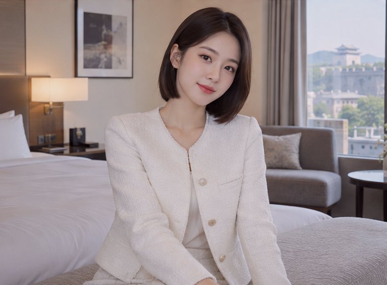 인계동 피부건강 회복 관리 안내 카드의 서로 다른 20대 성인 한국 여성 모델
